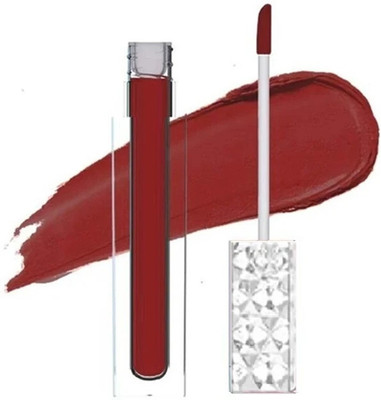 DARYUE Matte finish dark red liquid lipstick for all day use(dark red, 5 ml)