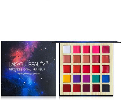 Lakyou Beauty Multi Shade Lip Palette -24gm | Versatile Lip Shades for Matte & Shimmer Effects(MULTICOLOR, 24 g)