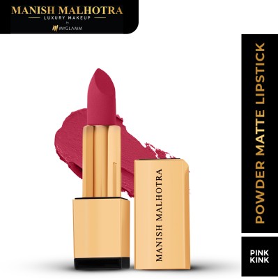 MyGlamm Manish Malhotra Beauty Powder Matte Lipstick-Pink Kink-4gm(Pink Kink, 4 g)