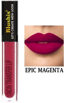 K3NTERPRISES Non Transfer Waterproof Professionally Liquid Lipstick Set Of 1(Epic Magenta, 8 ml)