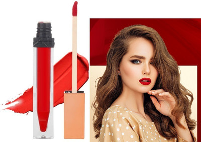 DARVING Ultra Smooth True Matte Red Shade Lipstick(RED, 9 ml)