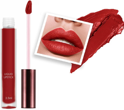 WOONGMI Best Matte Pigmented Smudge proof Lipstick | Creamy Matte Long stay Lipstick(Red, 3.5 ml)