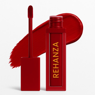 Rehanza Premium Liquid Lipstick Matte Finish - Long Lasting Waterproof Red Shade(Red, 4.5 ml)