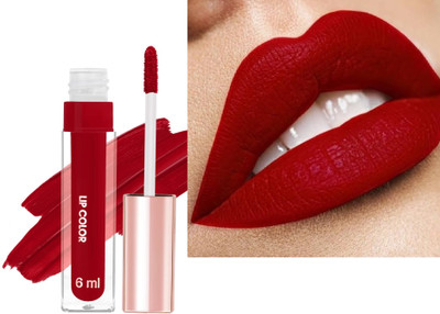 GULGLOW99 ULTRA SMUDGE PROOF KISS PROOF LIQUID MATTE FINISH LIPSTICK(MAROON, 6 ml)