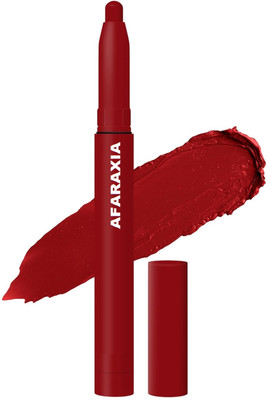AFARAXIA best Matte Lip Crayon Lipstick Non Transfer Smudge Proof(Royal rust mehroon, 3 g)