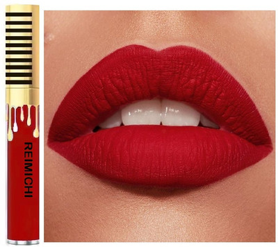 REIMICHI Ultra Pigmented Deep Red Liquid Matte Lipstick(deep red, 8 ml)