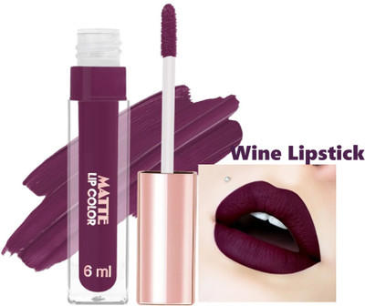 AEPRUY Liquid Matte Lipstick Transfer-proof, Long-Lasting & Non-Drying(Divine Wine, 6 ml)