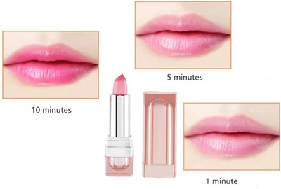 SEUNG Long lasting color changing yellow lipstick(PINK, 3.6 g)