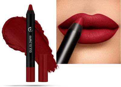 GULGLOW99 Lightweight, Long Lasting Non Transfer Matte Lipstick(DEEP MAROON, 3.5 g)