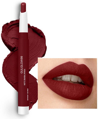 GULGLOW99 Ultra Matte Lipstick(FIERY MAROON, 3.5 g)