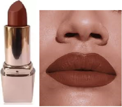 Luipui best brown matte finish lipstick pack of 1 awesome smooth(brown, 6 g)