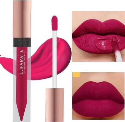 GFSU - GO FOR SOMETHING UNIQUE MATTE LIQUID LIPSTICK SMUDGE PROOF MAGENTA PINK LIPSTICK(DARK PINK, 9 ml)