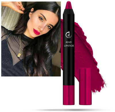 ADJD MATTE FINISH CRAYON LIPSTICK WATER PROOF AND SMUDGE PROOF(Pink, 3.5 g)