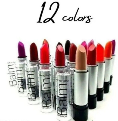 BLUST&FAMME Combo Balm Matte Lipstick set of 12(multi, 5 ml)