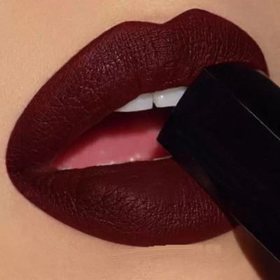 Jiwoo Totally Matte Liquid Lipstick One Swipe deep maroon(DEEP MAROON, 7.5 g)