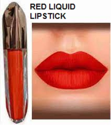 Luipui best red liquid matte lipstick waterproof pack of 1(red, 6 g)