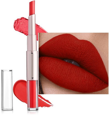 Wonholli 2 In 1 Matte Lipstick & Liquid Lipstick(Red, 7 ml)