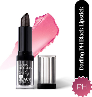 Hilary Rhoda Darling PH Black Lipstick | Nourishing & One Swipe Lipstick | Semi-Glossy Finish(PH Black Lipstick, 3.6 g)
