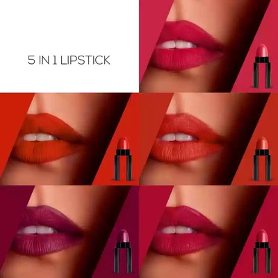 Latixmat 5 IN 1 MATTE LIPSTICK WATERPROOF(MULTI COLOR, 12 ml)
