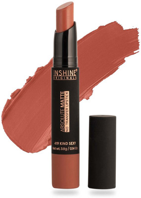 Inshine Absolute Matte No Transfer Waterproof Lipstick(419 KIND SEXY, 3.5 g)