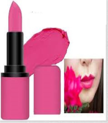 Luipui pink matte lipstick awesome and amazing waterproof(pink, 6 g)