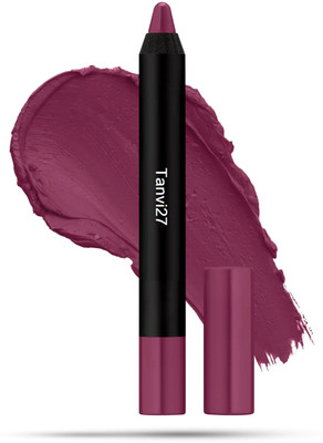 tanvi27 Matte Non-Transfer Lipstick Long Lasting & Waterproof Grape wine Lasts(Grape wine, 3.5 g)