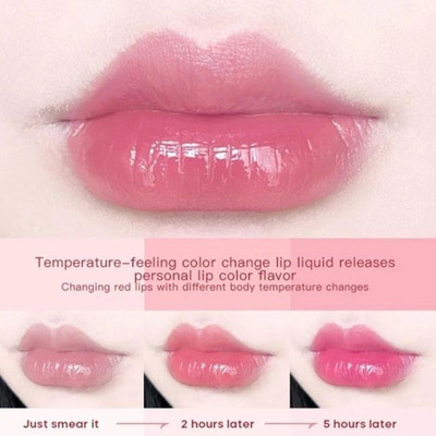 Rudvya Color Change Lipstick Lip Balm,Korean Magic Lipgloss Long Lasting Waterproof(PINK, 3.6 g)