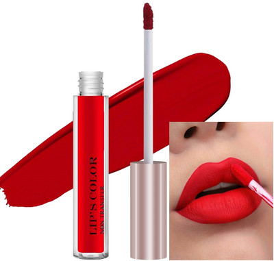 GABBU Superstay Matte Long lasting Liquid Lipstick(bright red, 7 g)