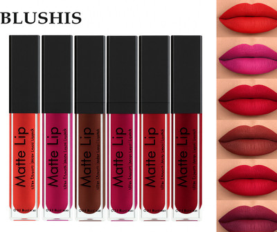 BLUSHIS Super Stay Sensational Forever Matte Liquid Lipsticks Combo of 6 pc(Multicolour, 36 ml)