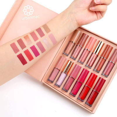 URBANMAC HANDAIYAN Liquid Matte Lipstick | 12 pcs set | Waterproof | Long lasting(Multicolor, 30 ml)