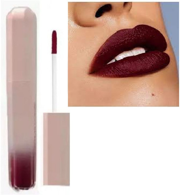 Luipui maroon liquid matte lipstick pack of 1 awesome lips(maroon, 6 ml)