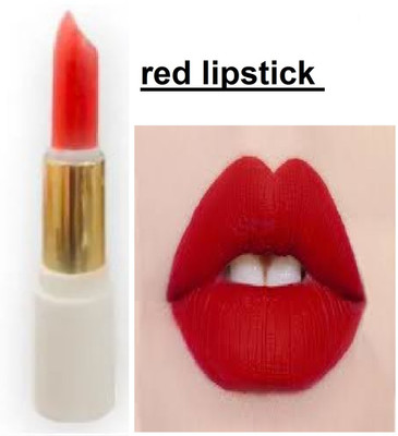 Luipui red matte lipstick pack of 1 waterproof and amazing(red, 6 g)