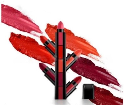 madnika matte perfect 5 in one lipstick pack of 2(maroon, 10 g)