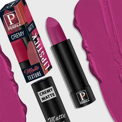 Perpaa Non Transfer Lip Color, Long Lasting Matte Finish 3.5gm(Magenta, 3.5 g)