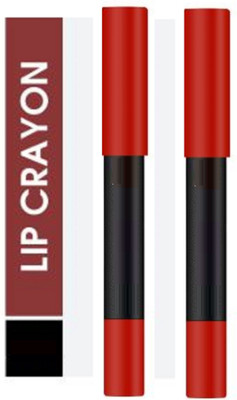 Luipui Long Lasting | Waterproof | red matte lipstick pack of 2(RED, 8 ml)