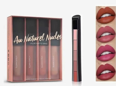 SHEFFO 5IN1 LIPSTICK WITH FIVE MULTICOLOUR(COMBO OF DIFFERENT COLORS, 16 ml)