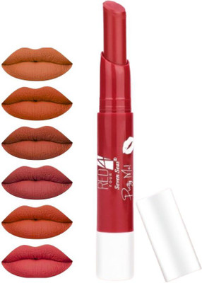 RED4 R4 Pretty Me red lipstick pack of 1(Red, 10 g)