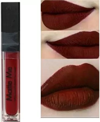 Beauty Women Non Transfer Waterproof Longlasting Liquid Lipstick Combo Set of 1 pc(Indie Maroon, 8 ml)