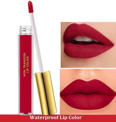 MYEONG Indie Red Matte Liquid Lipstick, Smudgeproof And Lasts For 24Hrs Lipstick(Indie Red, 5 ml)