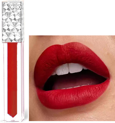 tanvi27 Non Transfer Waterproof Longlast Matte Liquid Lipstick Cute red(Cute red, 5 ml)