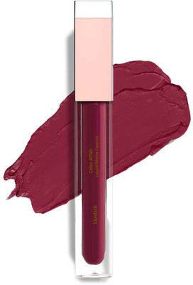 MYEONG Highly Pigmented Matte Texture Berry Non Transfer Liquid Lipstick(Berry, 6 ml)