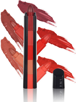 adbeni 5-in-1 Lipstick Long Lasting Matte Finish(MultiColor, 4 g)