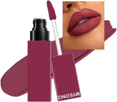 MYEONG Matte Big-Berry Highly Pigmented Super Stay Matte Ink Liquid Lipstick(Big-Berry, 5 g)