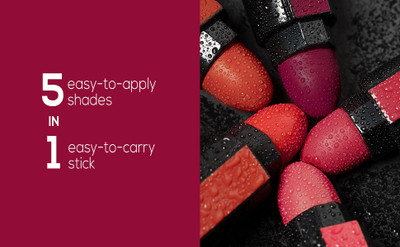 Yuency MATTE LIPSTICK LONG LASTING 5 IN 1 MULTI COLOR(multi color, 6 g)