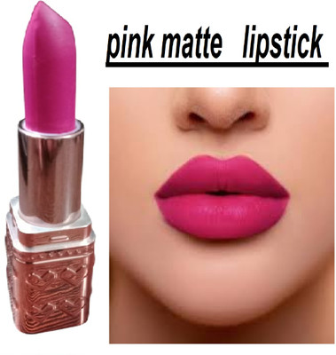 Luipui pink matte lipstick pack of 1 amazing and awesome(pink, 6 g)