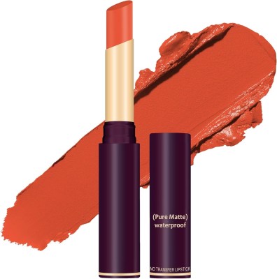 YAWI Highly Pigmented Long Lasting Lipstick For All Girls & Women(Flower Orange, 2.8 g)