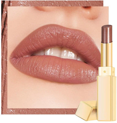 SEUNG Metallic Shine Brown Lipstick Smooth Creamy Formula(BROWN, 3.8 g)