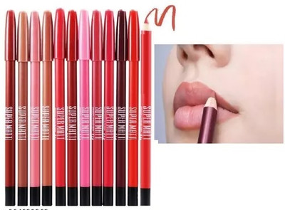 Jiwoo PERFECT LOOK CREAMY TEXTURE PENCIL LIP LINER WITH MATTE FINISH FORMULA(MULTI-SHADE, 12 g)