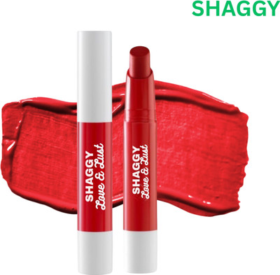 SHAGGY 12Hrs. Stay,waterproof Matte Crayon Lipstick RED (3.5 g)43(red, 3.5 g)