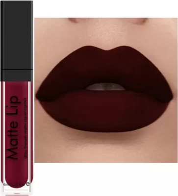 WECHARMERZ Matte Me Ultra Smooth Liquid Lipstick(Maroon, 6 ml)